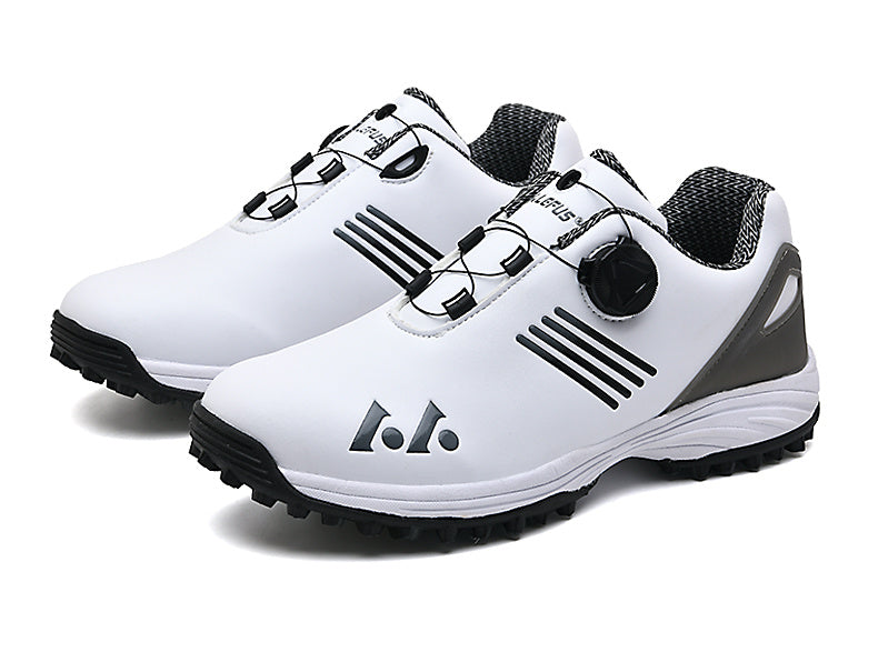 [LEFUS Golf Shoes] LEFUS Non-Slip Men's Golf Shoes - Breathable, Comfortable, Rotating Buckle Closure for All Seasons