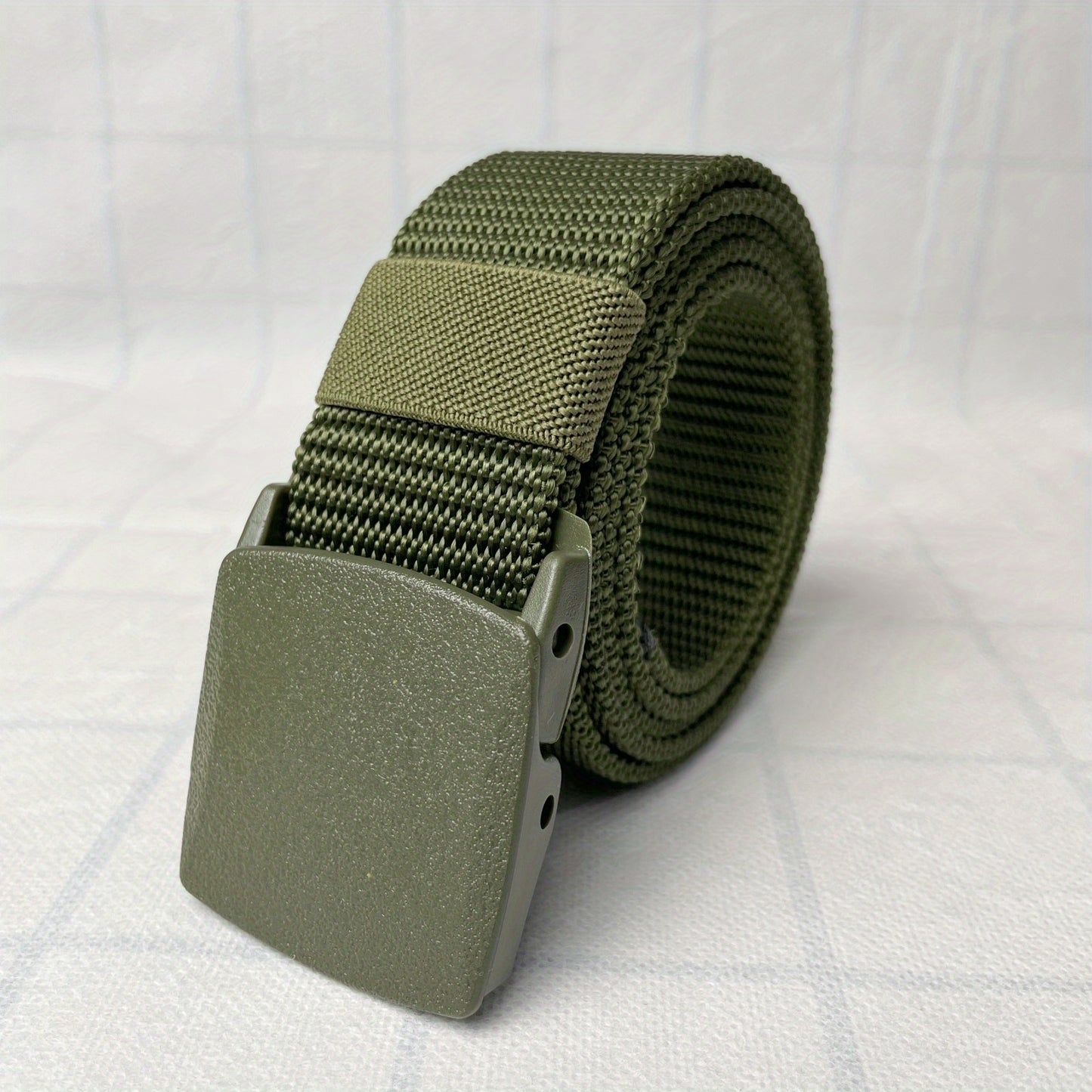 Men's casual imitation nylon outdoor anti-static fashion belt