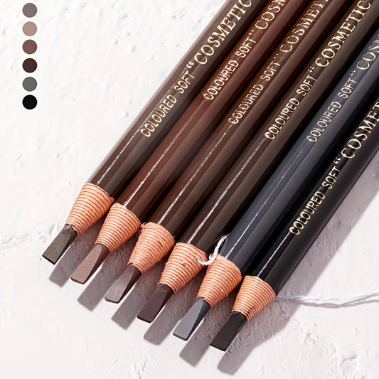 All-Day Waterproof Eyebrow Pencil - Hassle-Free, No Sharpen, Tear-Off, Refillable Design for All Skin Types