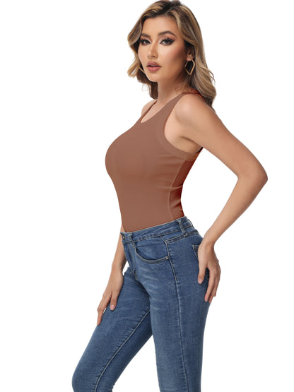 Women Sleeveless Sports Tank Top, Workout Casual Rib Basic Slim Fit Sports Tank Top, Women's Activewear for Koningsdag/King's Day