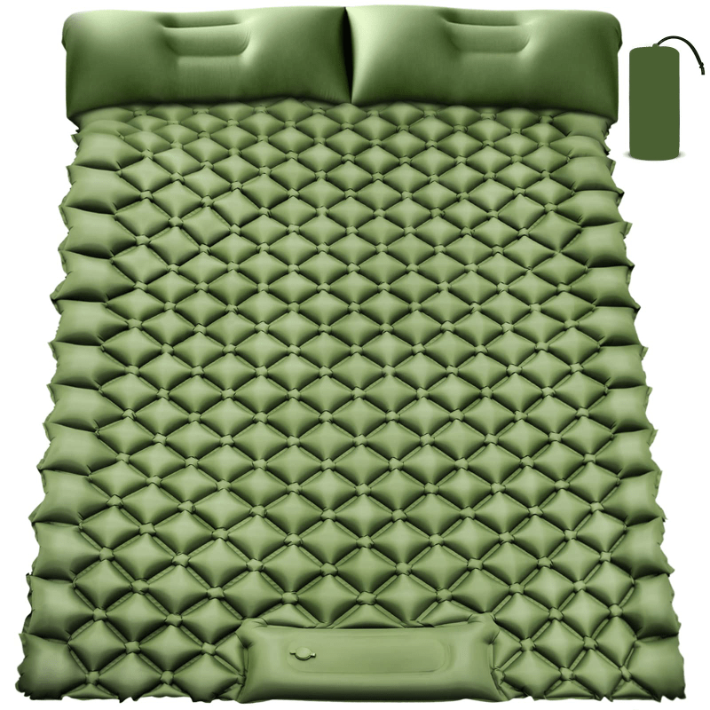1pc Inflatable Mat, Double Sleeping Mat, Portable Moisture-proof Air Mat For Mountaineering Outdoor Camping Hiking