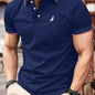 BM149 Men'S Short-Sleeve Polo Shirt, Casual Wear with Print Patterns, Stylish And Slightly Stretchy, Comfortable for Men'S Golf.