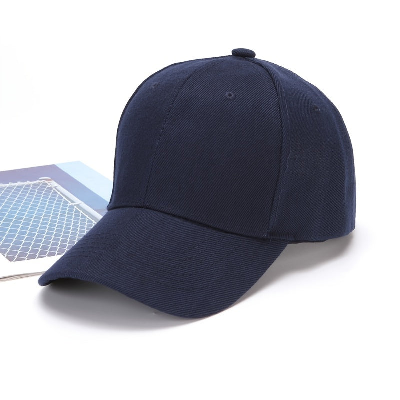 1pc Men's Solid Color Baseball Cap