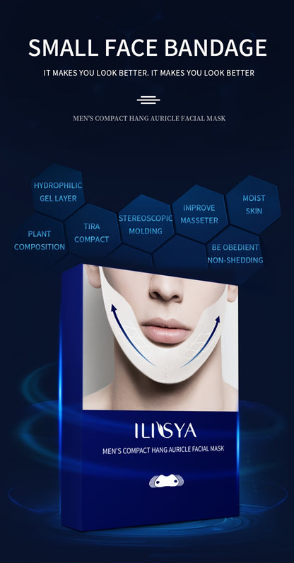 Small V Face Lifting Mask Stick Bandage Firming Face Hanging Ear Lifting Double Chin Firming Skin V-line Face Lifting Facial Mask Face Firming, Lifting Small V-face Ear Hook For Men
