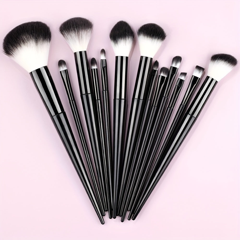 Makeup Brush Set Soft Fluffy Professional Cosmetic Foundation Powder Eyeshadow Kabuki Blending Make Up Brush Beauty Tool With Bag Makeup Sponge Beauty Gift For Makeup Beginner
