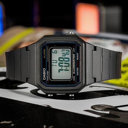 Casio Chronograph Sports Watch - Water Resistant 50M Digital Alarm Wrist Watch for Men and Women with Resin Strap and Electronic Features