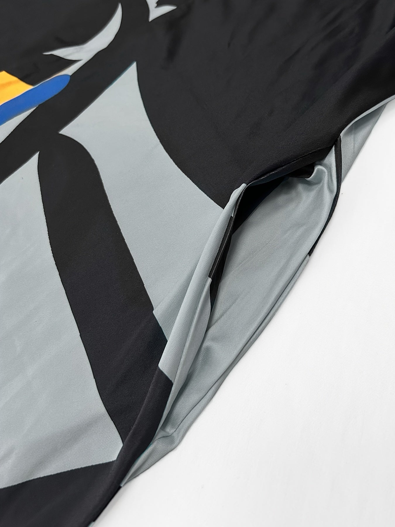 Flowing Maxi Sundress - Vibrant Abstract Art Print - Breezy Spaghetti Straps - Versatile Summer Attire for Women