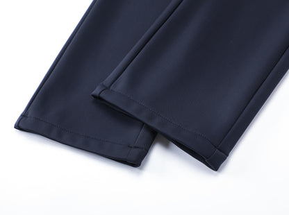 Men's Warm Thick Stretch Dress Pants for Fall/Winter Business Formal Wear