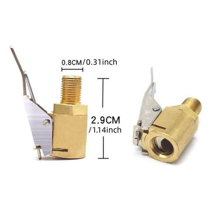 [Quick Air Pump Fill Head] Automotive Inflatable Pump Connector, Quick Air Pump Fill Head, Press-on Nozzle