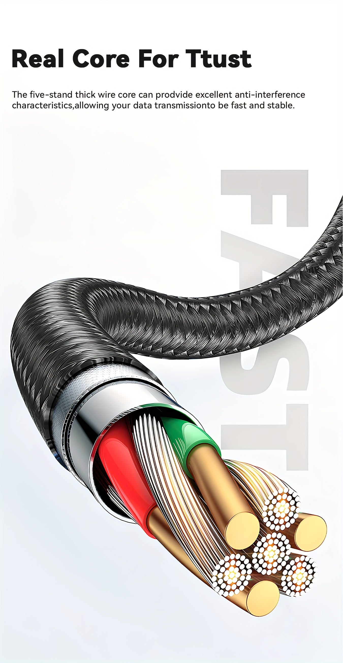 7A 120W Type C Cable: 100W Fast Charging For Realme, Oneplus, OPPO, Honor, Samsung, And Xiaomi!