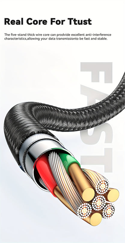 7A 120W Type C Cable: 100W Fast Charging For Realme, Oneplus, OPPO, Honor, Samsung, And Xiaomi!