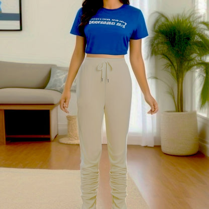 Slant Pockets Drawstring Pants, Casual Loose Pants For Fall & Winter, Women's Clothing