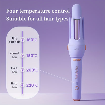 Luxurious Automatic Curling Iron Wand - Professional Ceramic Rollers/Straighteners with Rotating Function, Easy-to-Use, Fast Heating, Long-Lasting Curls, and Salon-Quality Results