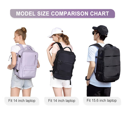 Large Capacity Multifunctional Leisure Backpack for Travel, with Dry Wet Separation Layer and Independent Shoe Compartment, and Anti-Theft Zipper Pocket, Lightweight and Portable, Suitable for Trave