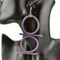 Exaggerated Long Dangle Earrings Bohemian Style Personality Design Rubber Jewelry Unique Party Ear Accessories