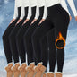 5 Pack Womens Thermal Fleece Lined High Waisted Leggings Workout Winter Warm Thick Tights Soft Yoga Pants
