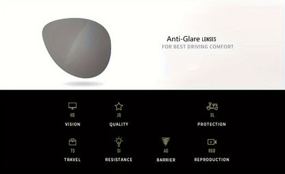 Unisex Square Frame Sports Fashion For Cycling, Fishing, Driving