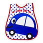 Waterproof Youngsters Feeding Bib with Pockets - Cute Cartoon Designs, Dirt-Resistant EVA Material for Boys & Girls