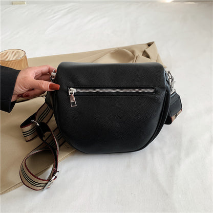 Elegant Convertible Faux Leather Bag: Chic Fanny Pack/Crossbody with Secure Zip & Adjustable Wide Strap for Stylish Women