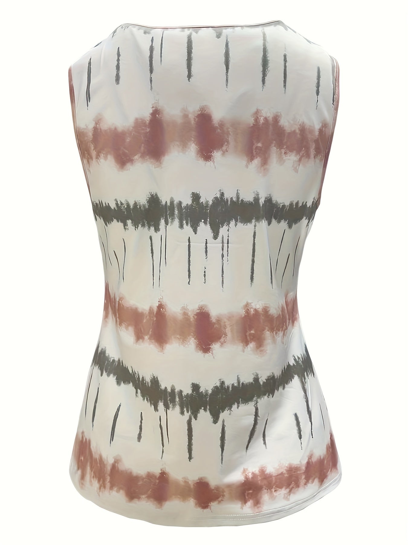 Trendy Colorblock Tank Top - Fashion Patchwork Print, Sleeveless Casual Style - Womens Summer Must-Have Clothing for Sunny Days