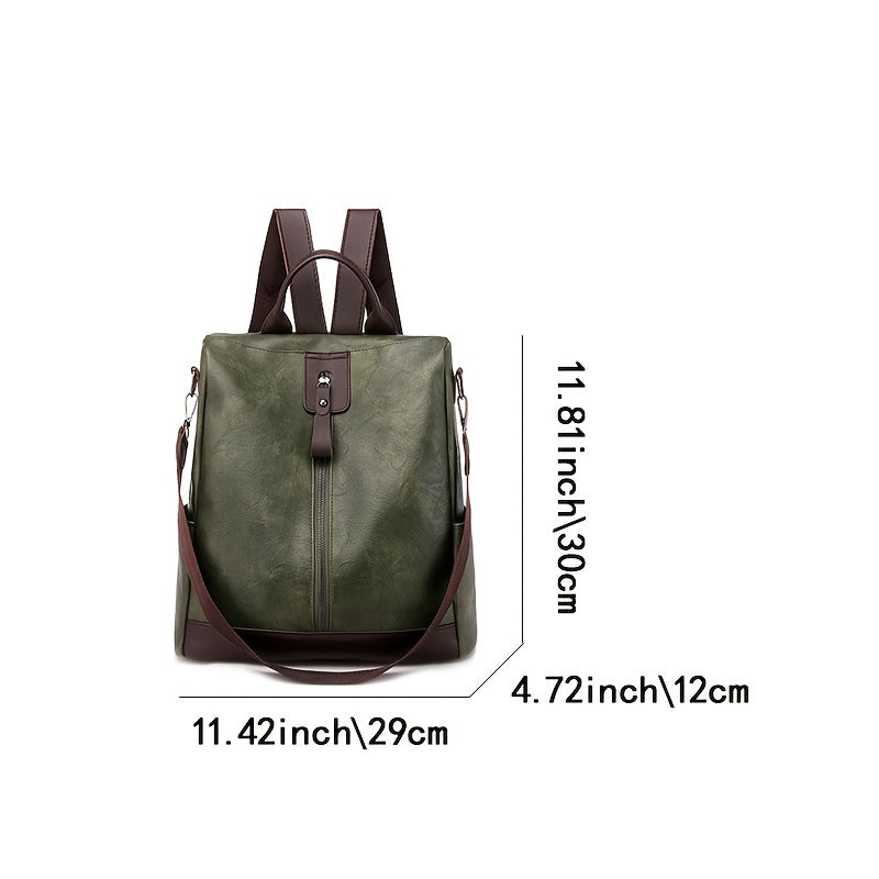 Women's Backpack New PU Leather Retro Casual Outdoor Travel Backpack Bag