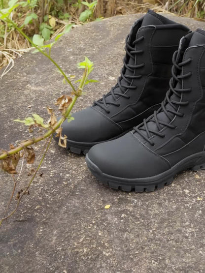 Men's Camo Insulated Hiking Boots, Comfy High Top Durable Breathable Non Slip Lace Up Hiking Shoes For Camping Hunting Trekking