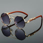 1pc Women, Fashion Round Glasses Stylish High-end Leopard Print Metal Leg Black Glasses, Retro Luxury Men'S Glasses, Suitable for Decorating Driving Wear and Daily Wear.