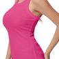 Women Sleeveless Sports Tank Top, Workout Casual Rib Basic Slim Fit Sports Tank Top, Women's Activewear for Koningsdag/King's Day