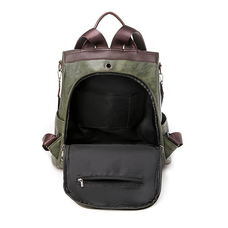 Women's Backpack New PU Leather Retro Casual Outdoor Travel Backpack Bag