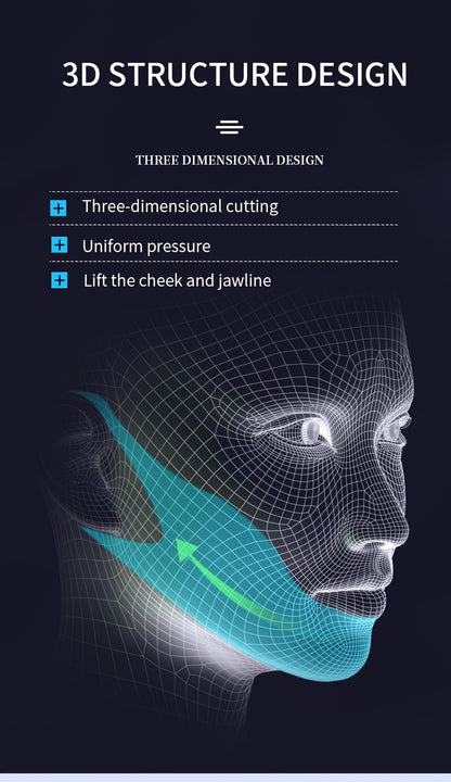 Small V Face Lifting Mask Stick Bandage Firming Face Hanging Ear Lifting Double Chin Firming Skin V-line Face Lifting Facial Mask Face Firming, Lifting Small V-face Ear Hook For Men