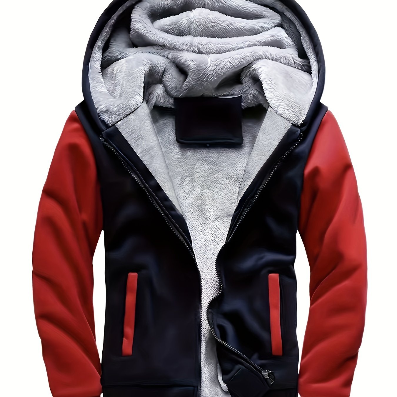 Winter Jacket Men's Fleece Casual Cardigan Autumn And Winter Warm Hooded Thick Jacket 2023 New Trend