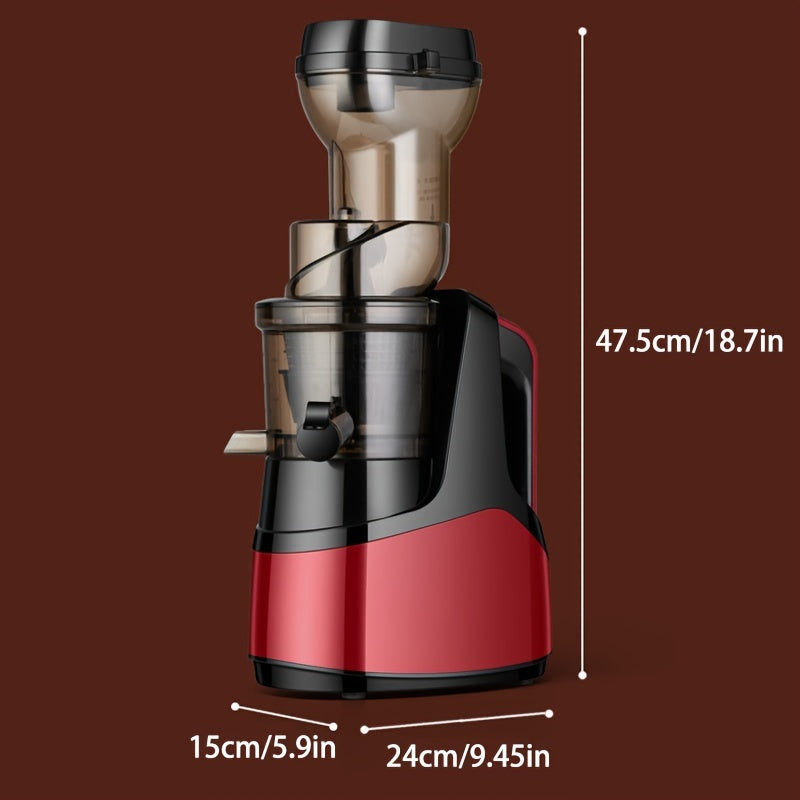 1pc US Plug Hilton Slow Juicer, Cold Press Juice Extractor Masticating Juicer Fruits And Vagetables Juicer