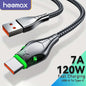 7A 120W Type C Cable: 100W Fast Charging For Realme, Oneplus, OPPO, Honor, Samsung, And Xiaomi!