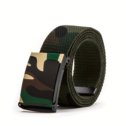 Fashion Camouflage Belt Street Dance Belt Casual Trousers Belt Canvas Belt For Men