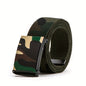 Fashion Camouflage Belt Street Dance Belt Casual Trousers Belt Canvas Belt For Men