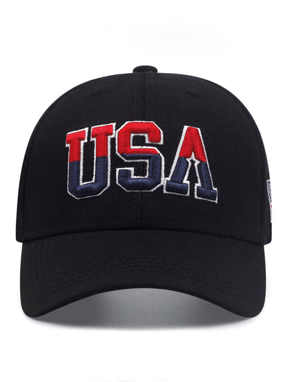 1pc Stylish Men's Baseball Cap with Vivid USA Embroidery - Fashionable Unisex Hat for Men and Women - Perfect for Outdoor Activities, Sports, and Casual Wear