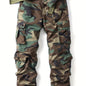 Men's Camouflage Cargo Pants - Comfortable, Durable, Multi-Flap Pocket Outdoor Work Pants for Hiking, Camping, and Heavy-Duty Activities