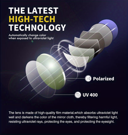 Fashion Design HD Photochromic Sunglasses For Women Polarized Glasses Driving Travel Oversized Ultralight Luxury Ladies Eyewear best gifts for Mother's Day