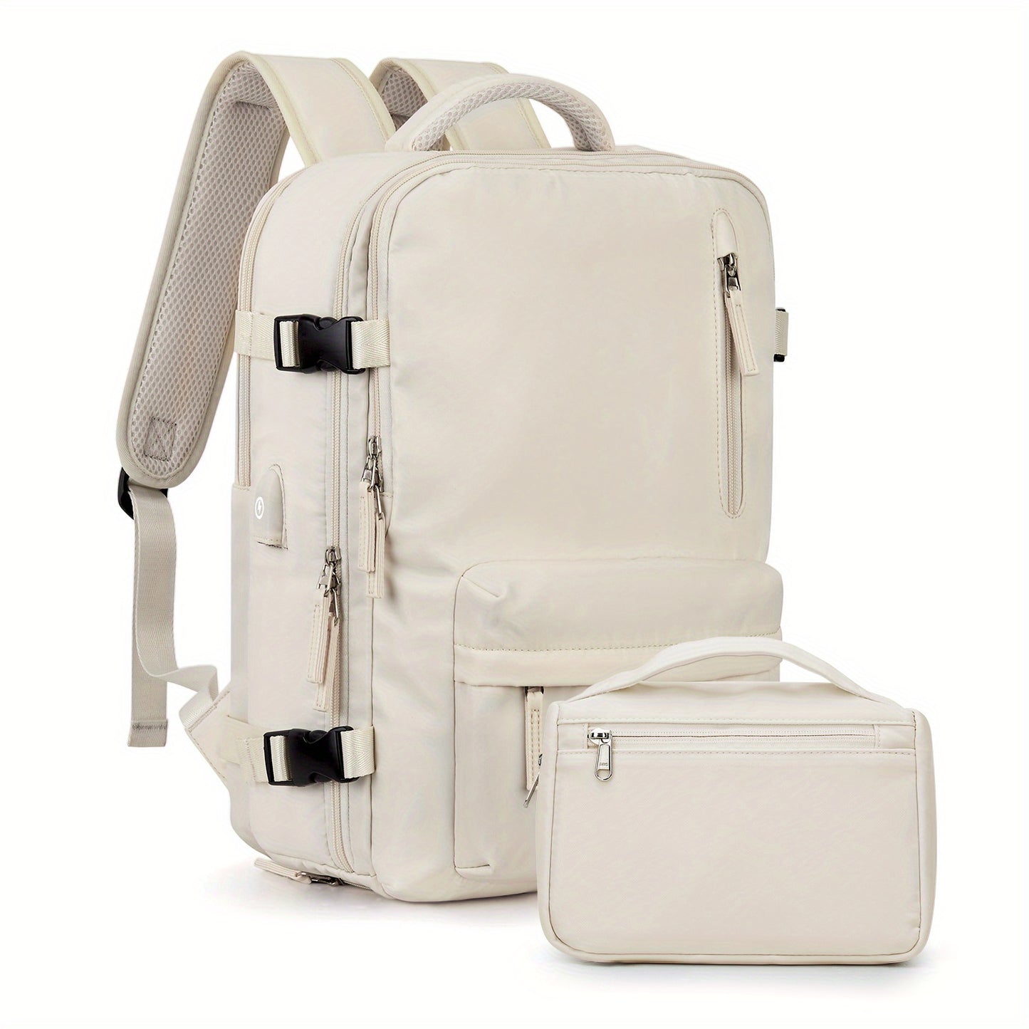 Large Capacity Multifunctional Leisure Backpack for Travel, with Dry Wet Separation Layer and Independent Shoe Compartment, and Anti-Theft Zipper Pocket, Lightweight and Portable, Suitable for Trave