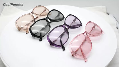 Fashion Design HD Photochromic Sunglasses For Women Polarized Glasses Driving Travel Oversized Ultralight Luxury Ladies Eyewear best gifts for Mother's Day
