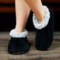 Stay Cozy in Style: Easy Slip-On Plush Lined Slippers with Non-Slip Sole for Ultimate Home Comfort & Warmth