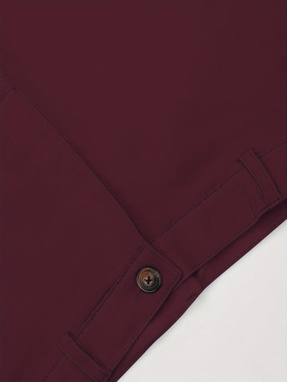 Hundred Foot Solid Color Slim Fit Pencil Pants - Men's Dress Pants for Business Casual Daily Wear - Europe and US Style Fashion, Old Money Inspired, Comfortable and Versatile