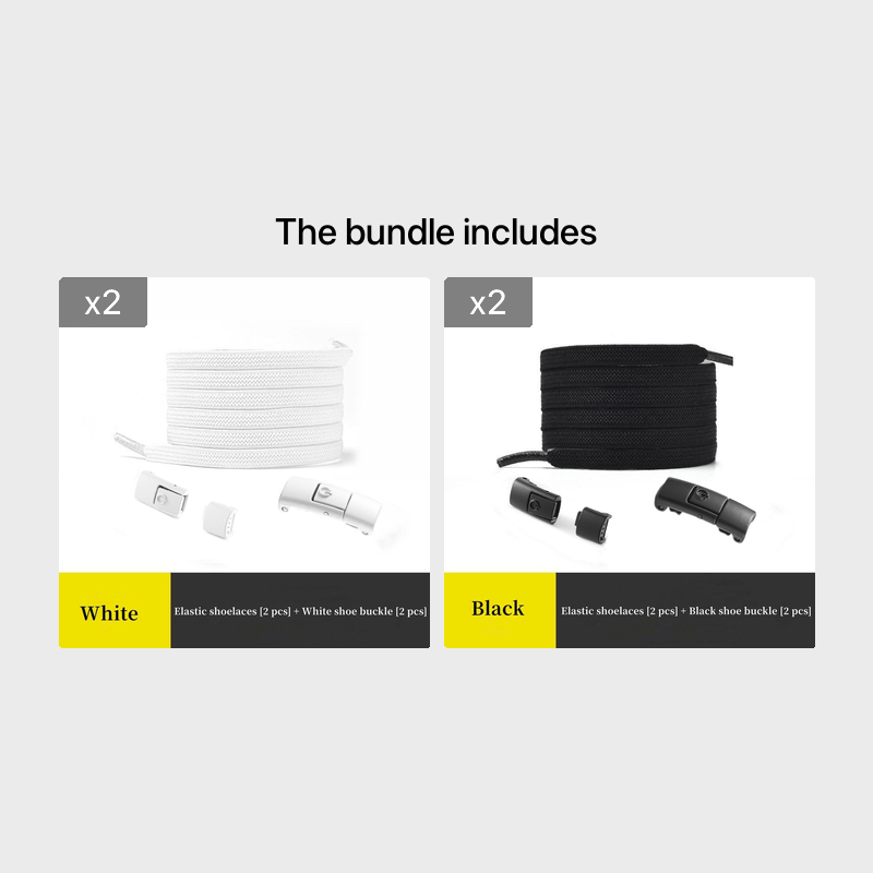 New Lightweight Button Switch Buckle Tie-Free Shoelaces For Adults