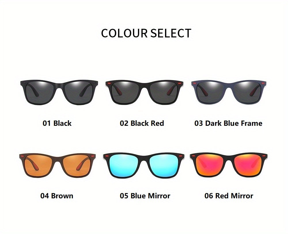 Unisex Square Frame Sports Fashion For Cycling, Fishing, Driving
