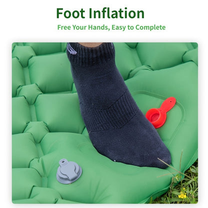 1pc Inflatable Mat, Double Sleeping Mat, Portable Moisture-proof Air Mat For Mountaineering Outdoor Camping Hiking