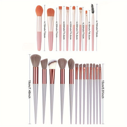 Makeup Brush Set Soft Fluffy Professional Cosmetic Foundation Powder Eyeshadow Kabuki Blending Make Up Brush Beauty Tool With Bag Makeup Sponge Beauty Gift For Makeup Beginner