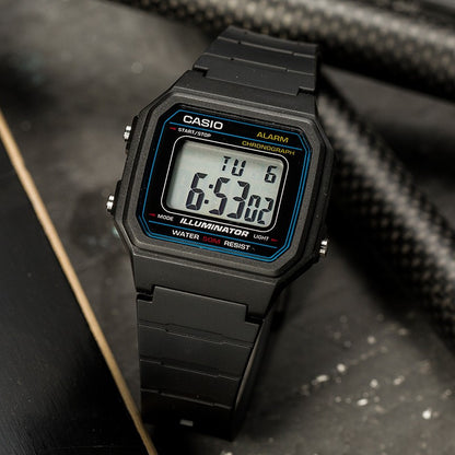 Casio Chronograph Sports Watch - Water Resistant 50M Digital Alarm Wrist Watch for Men and Women with Resin Strap and Electronic Features