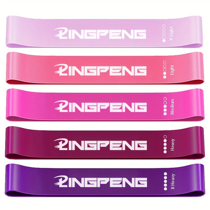 Resistance Bands - 5 Levels, Workout Band for Butt & Legs, Fitness Stretch Band | 1pc/5pcs