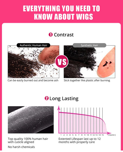 Perruque Bob Lace Front Wig Naturelle Remy, Cheveux Crépus Bouclés, Transparent HD, Sans Colle, Bon Marché, pour Femme