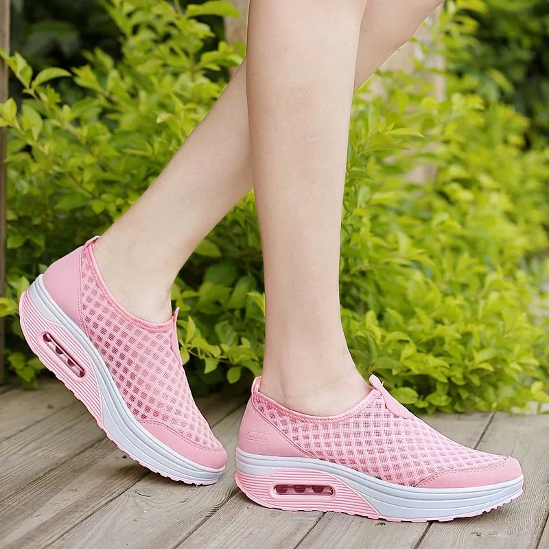 Summer Women Shoes Lightweight Breathable Mesh Casual Shoes Women Sneakers Walking Shoes Woman